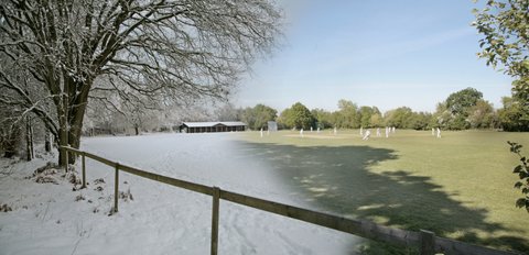 Wood Street Village New Cricket Ground & Pavillion 2009