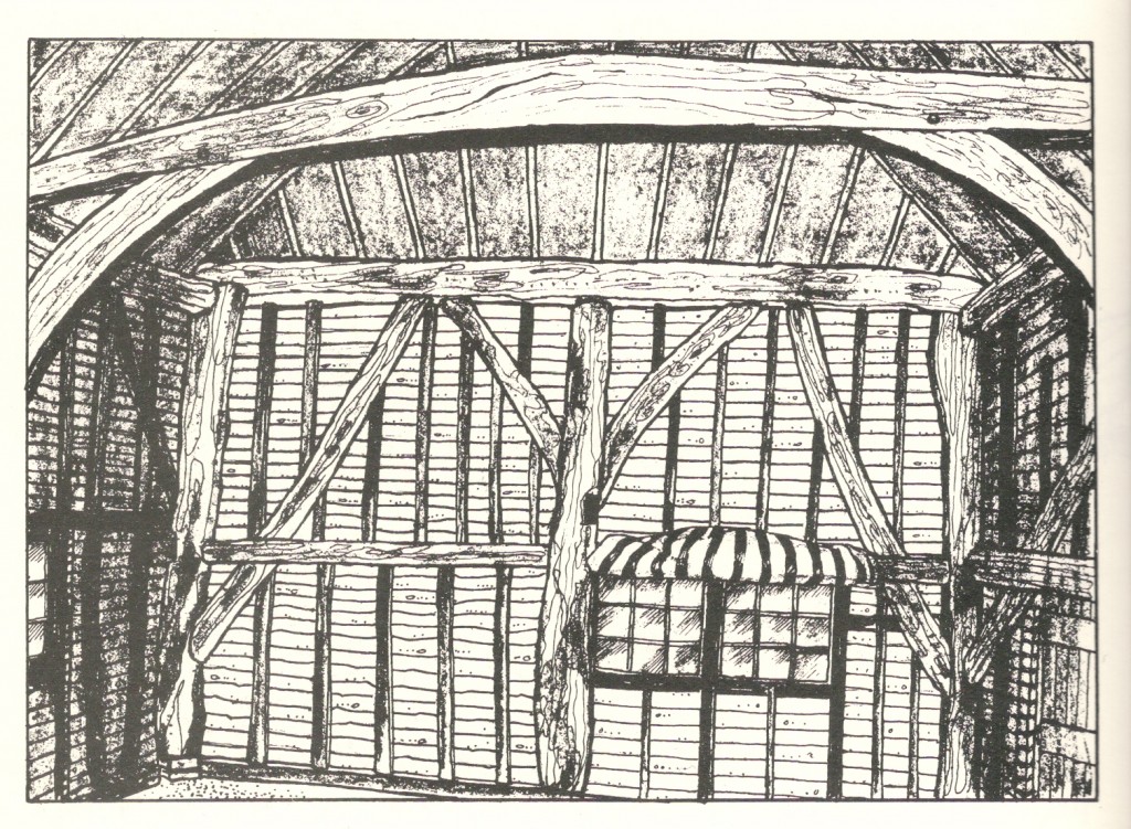 Inholms Barn c 1500 The Oldest BArn in the Parish