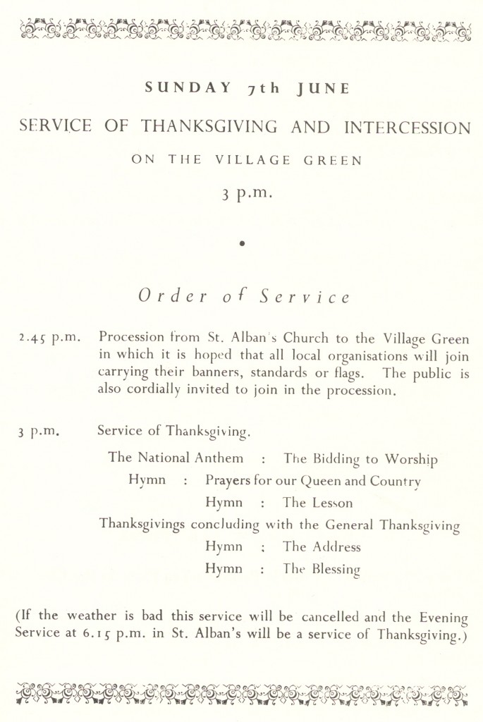 Coronation Programme part 2