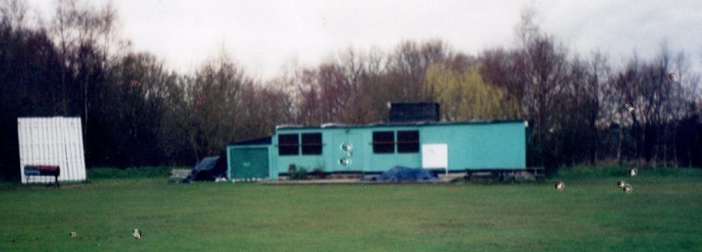 Backside common cricket club pavilion