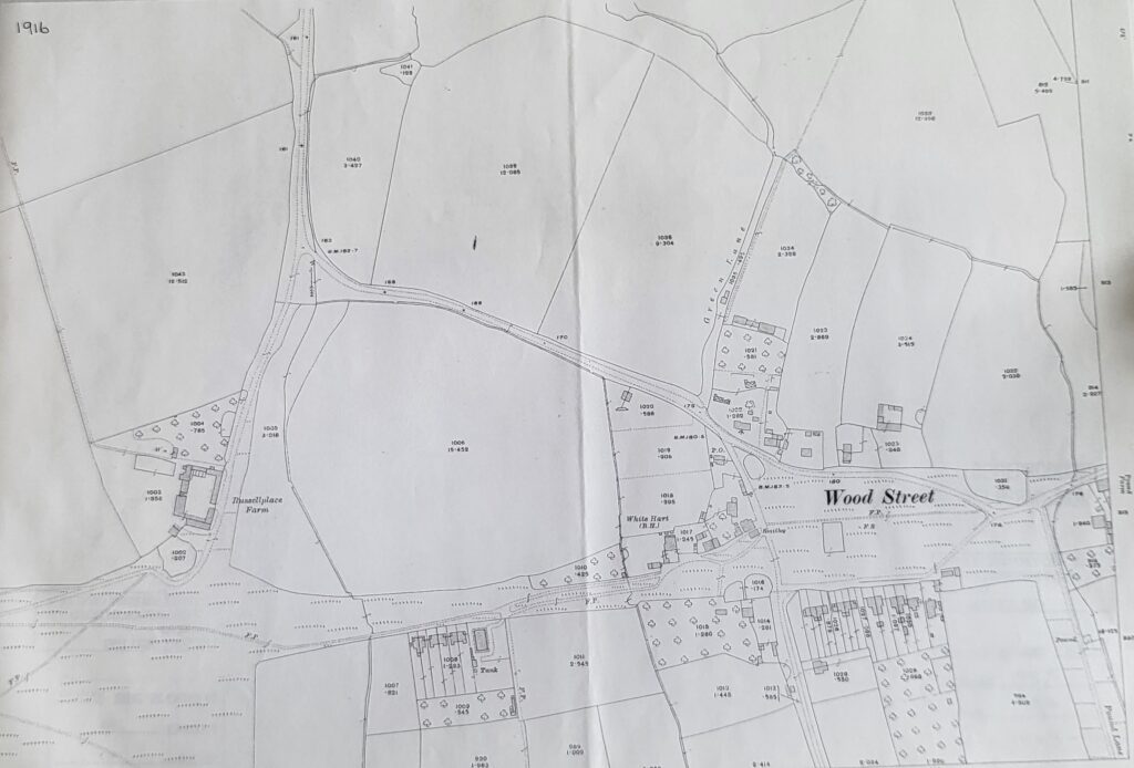 Wood Street Village Map 1916